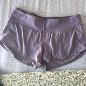 Lululemon Athletica Purple Athletic Shorts